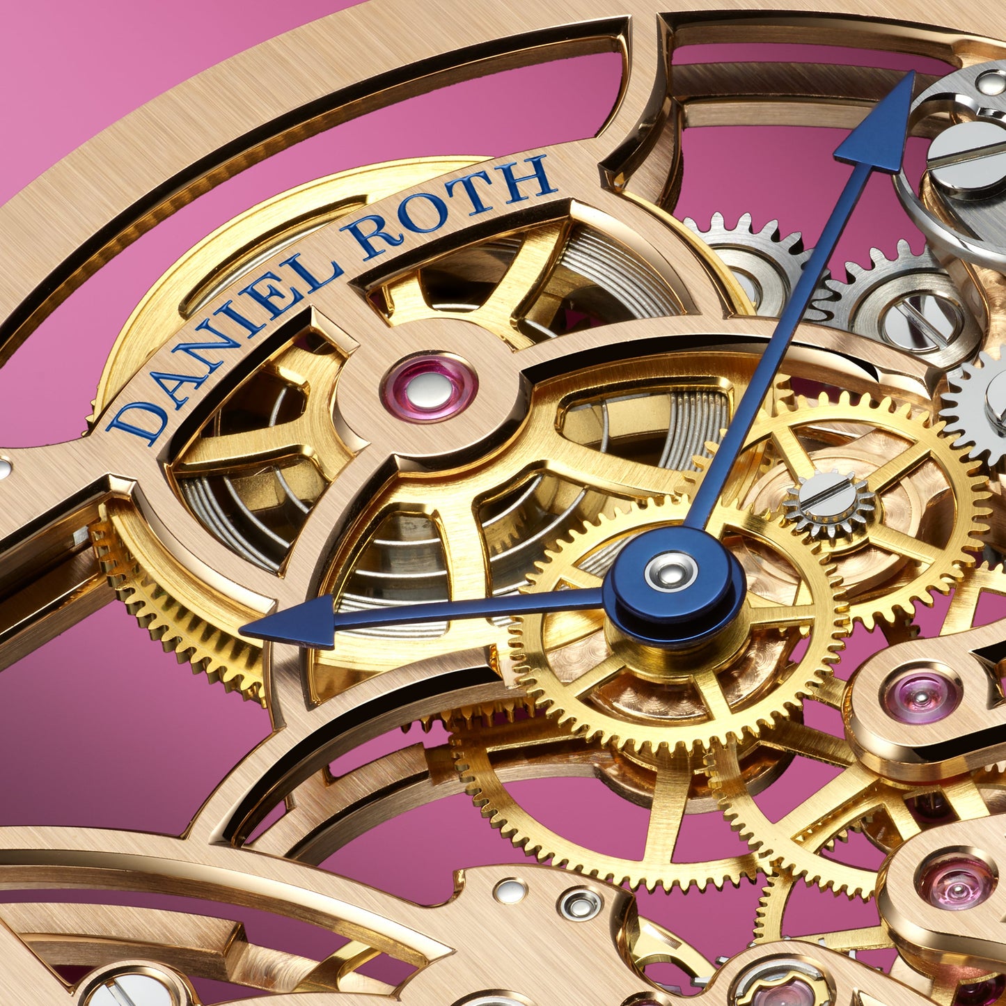 DANIEL ROTH Extra Plat Rose Gold Skeleton