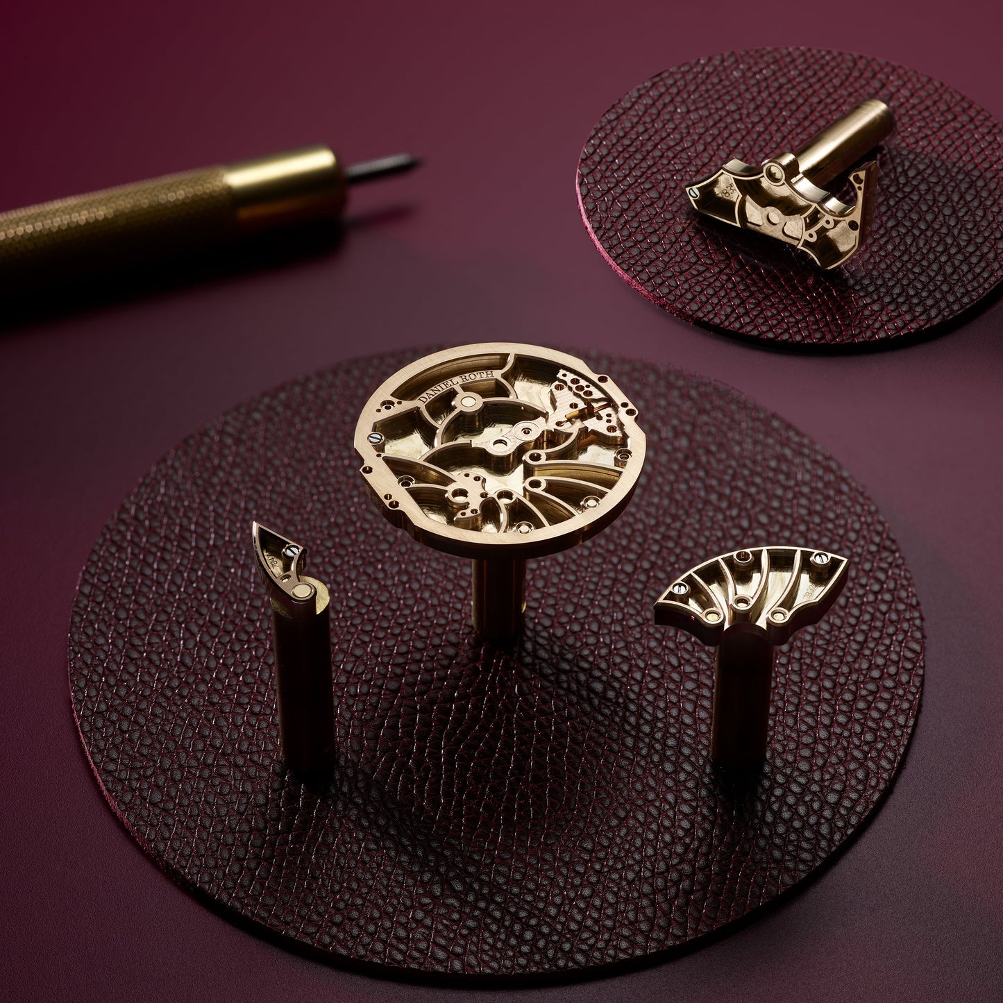 DANIEL ROTH Extra Plat Rose Gold Skeleton